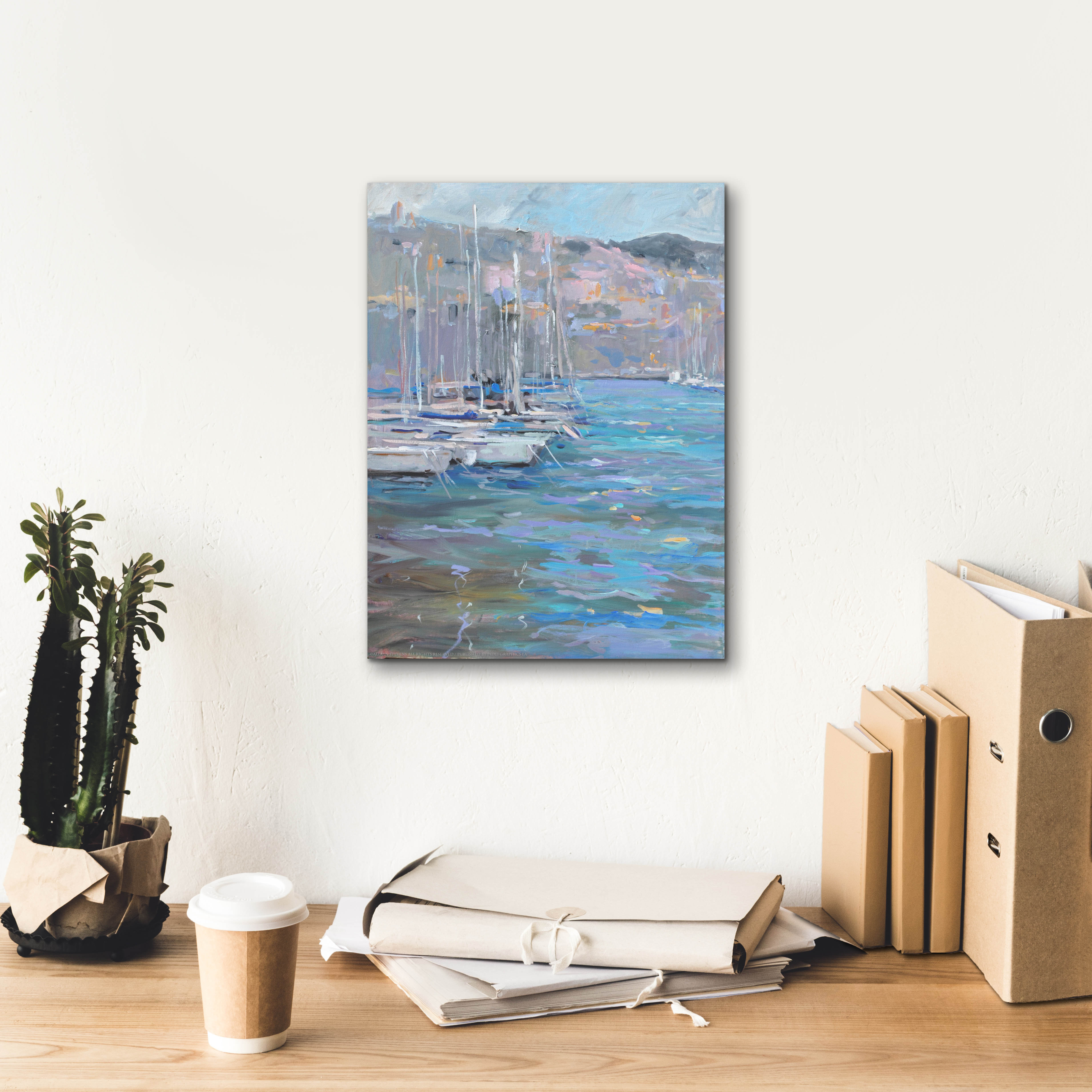 Breakwater Bay 'As 20 077-marina' by Jadei Graphics Canvas Wall